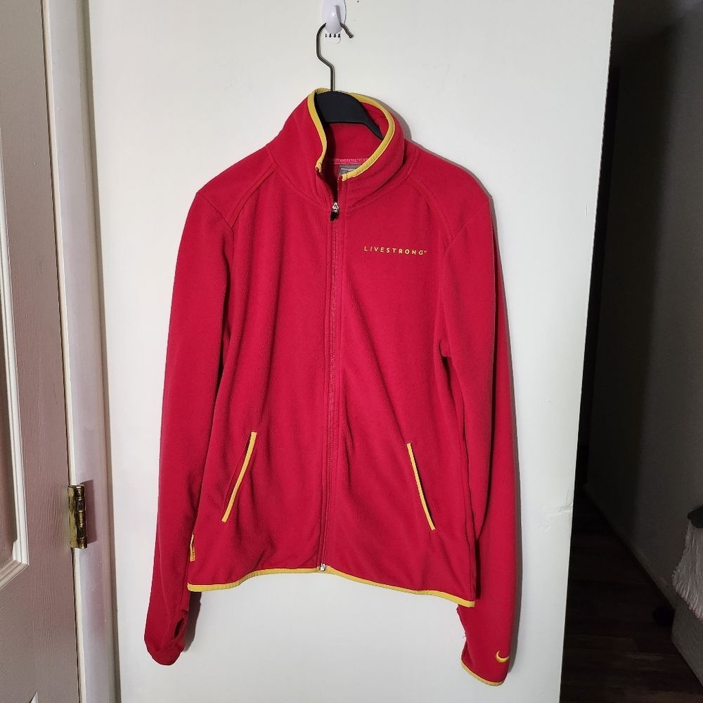 Nike 08' Y2K Livestrong Fleece Jacket in a size M.